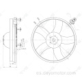 Ventilador de refrigeración del radiador del coche para VW POLO DERBY